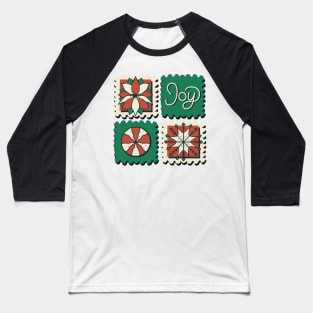 Holiday Stamps Baseball T-Shirt